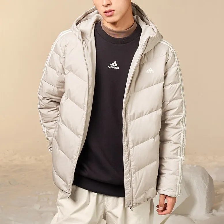 Adidas Down Jackets Men Beige-1