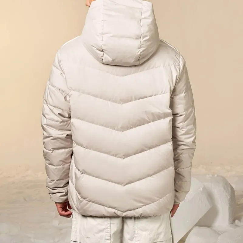 Adidas Down Jackets Men Beige-3