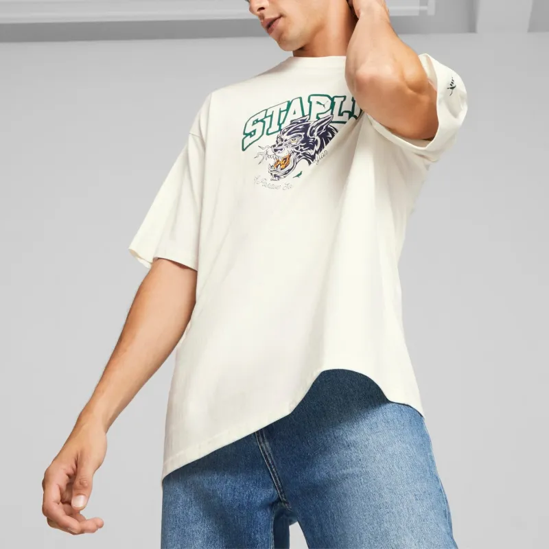 PUMA x STAPLE T Shirt Men's White-1