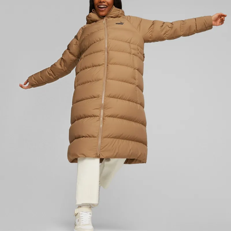 PUMA Down Jackets Women's Dark Camel-1