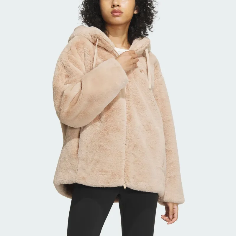 Adidas Velvet Jackets Women's Magic Light Umber-1
