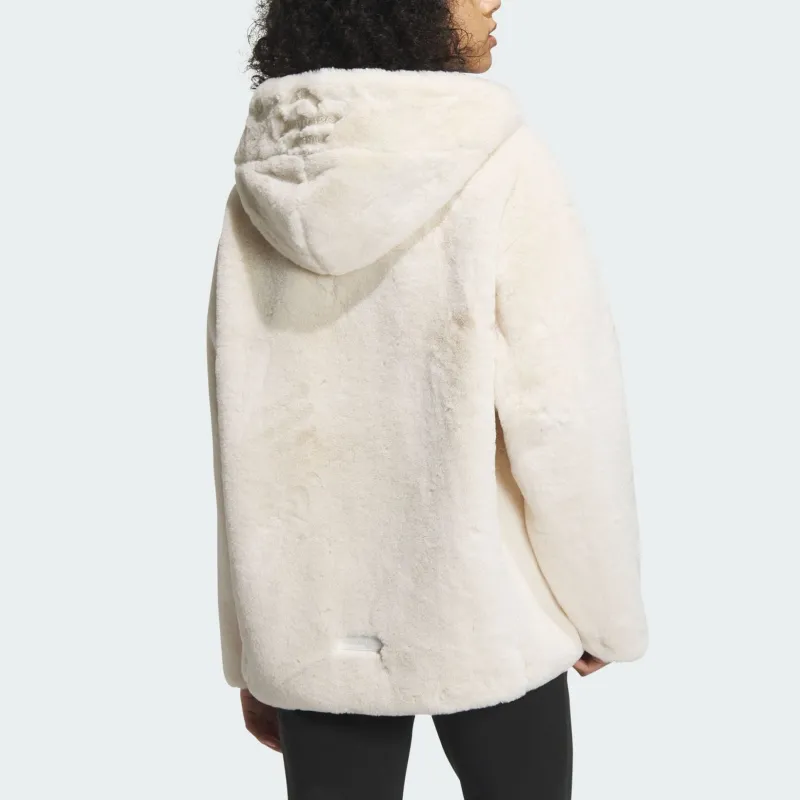 Adidas Velvet Jackets Women's Wonder White-2