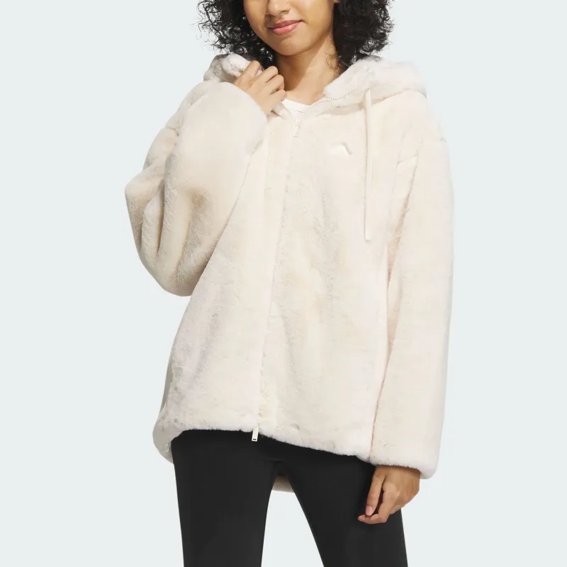 Adidas Velvet Jackets Women's Wonder White-1