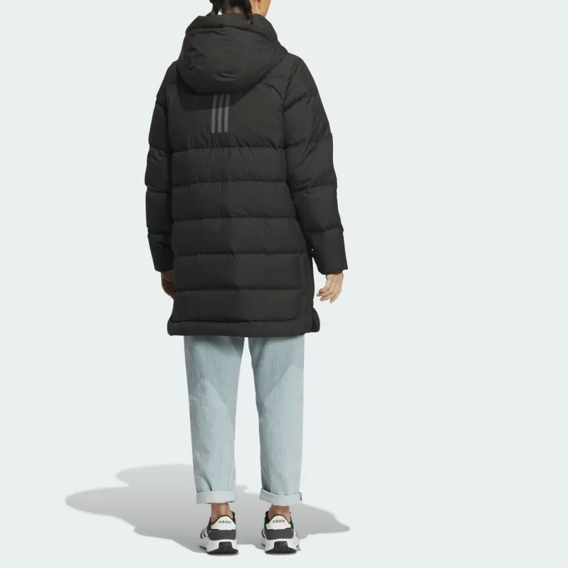 Adidas Down Jackets Women's Black/Gray-2