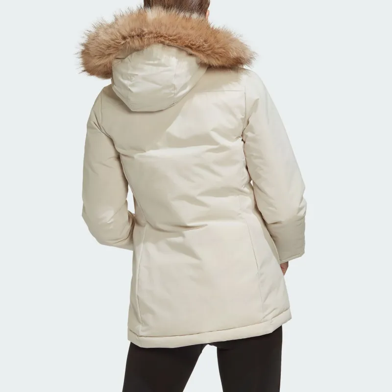 Adidas Puffer Jacket Women's Bauxite Brown-2