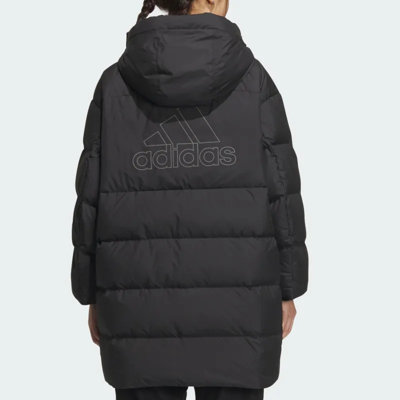 Adidas Windproof And Waterproof Down Jackets Women's Black-2