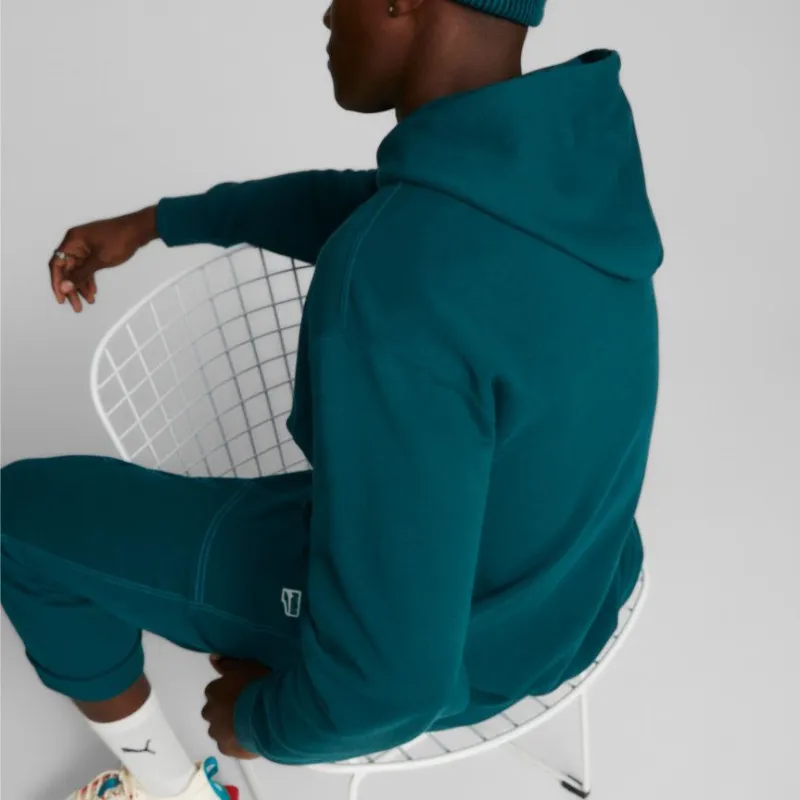 PUMA Downtown Hoodie TR Sweatshirt Men's Blue-2