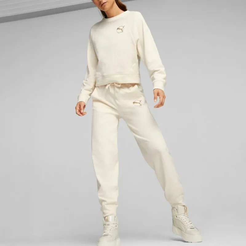 PUMA BETTER SPORTSWEAR BETTER SPORTSWEAR Crew TR Sweatshirt Women's White-3