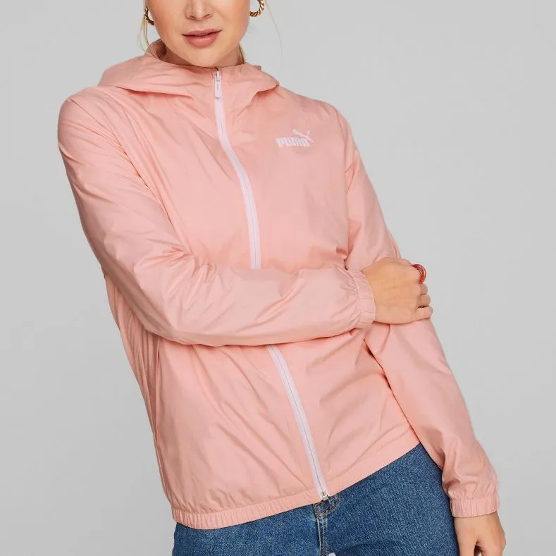 PUMA Essentials Essentials Solid Windbreaker Jacket Women's Pink-2
