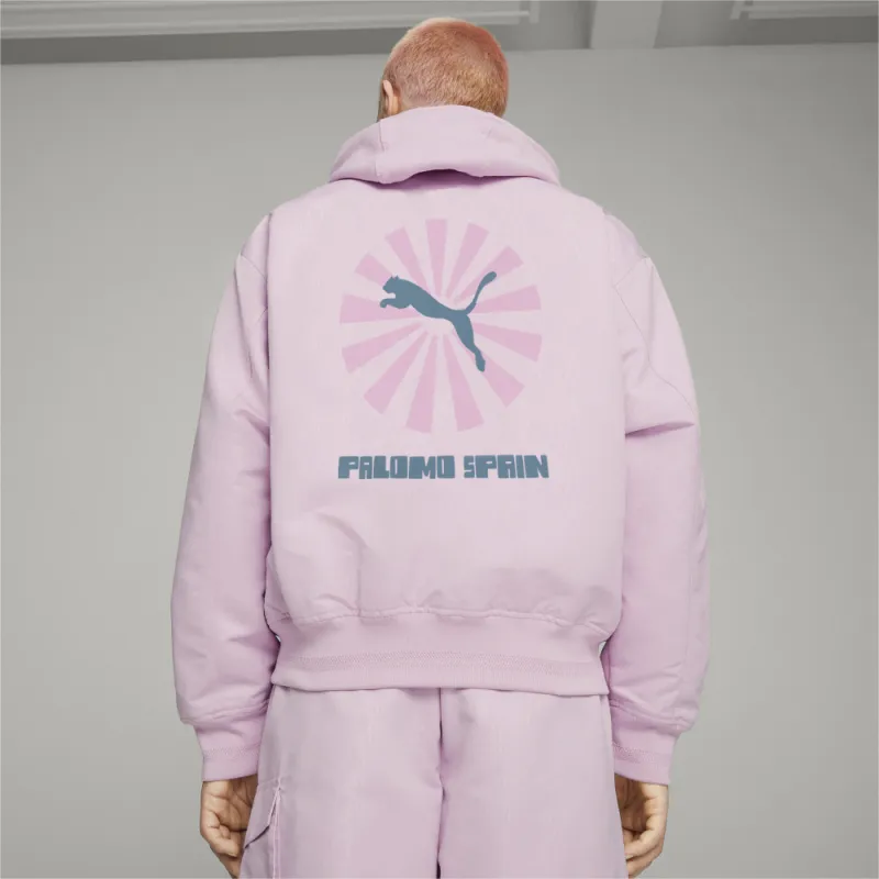 PUMA Lightweight Bomber PALOMO Lightweight Jacket Jacket Women's Pink-2