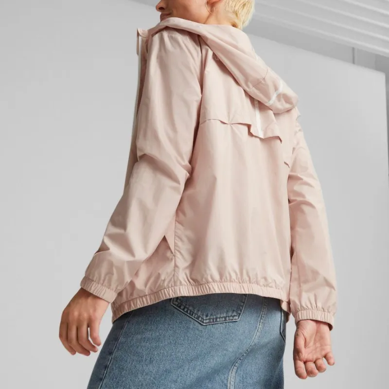PUMA SQUAD Essentials Solid Windbreaker Jacket Women's Pink-2
