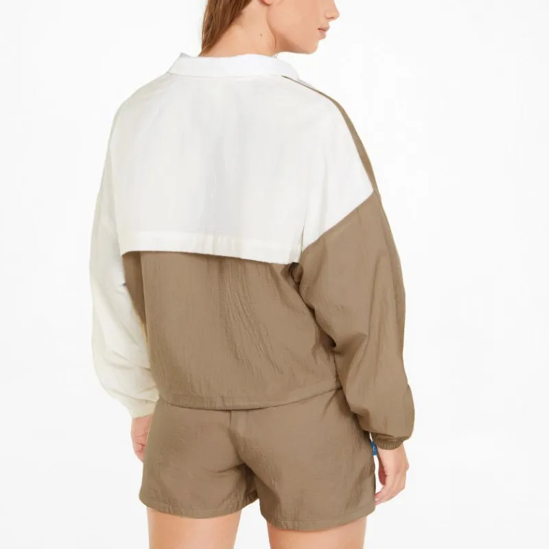 PUMA Infuse Woven Jacket Women's Khaki-3