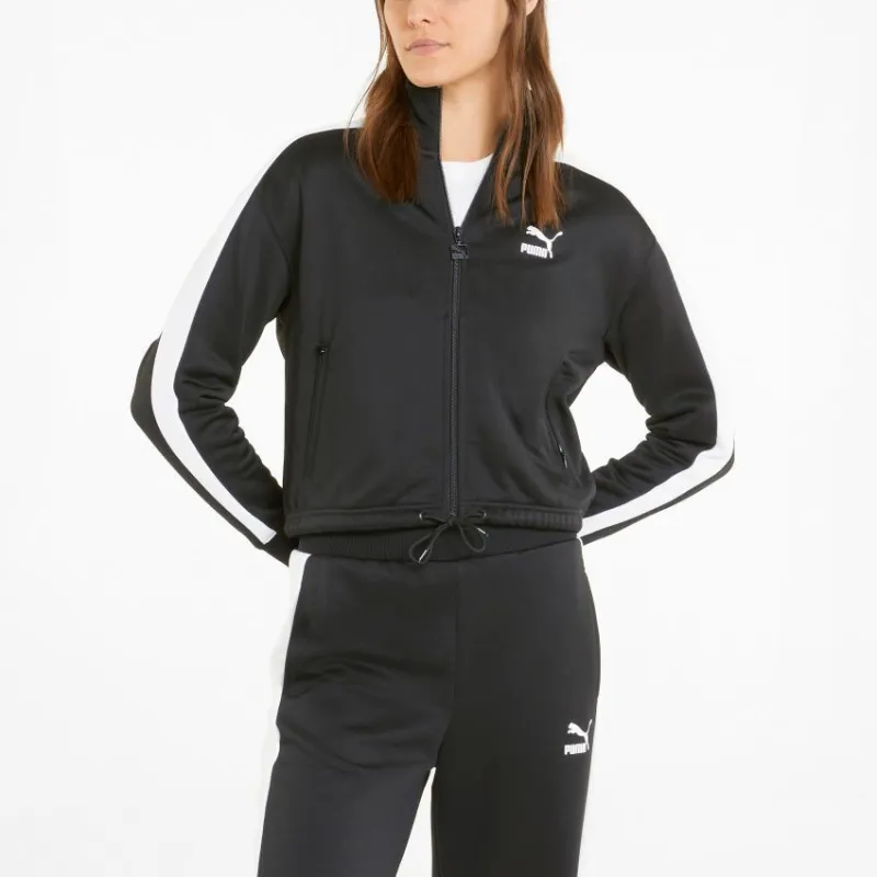 PUMA T7 Crop Track Jacket PT Jacket Women's Black-2
