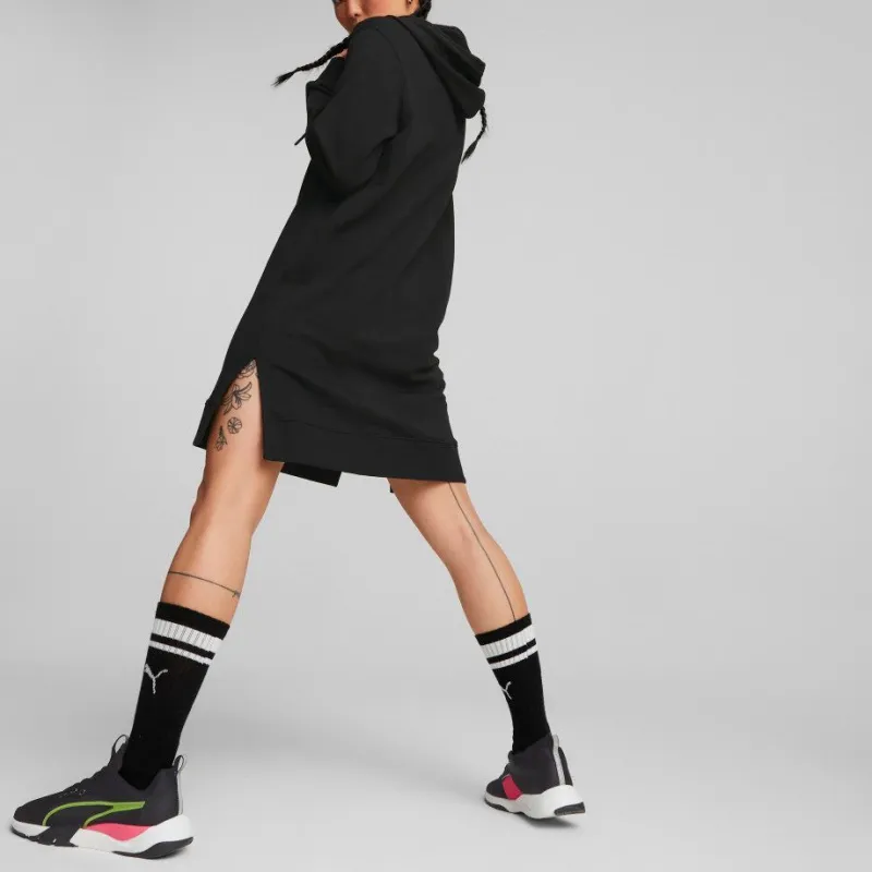 PUMA HER Hooded Dress TR Sweatshirt Women's Black-2