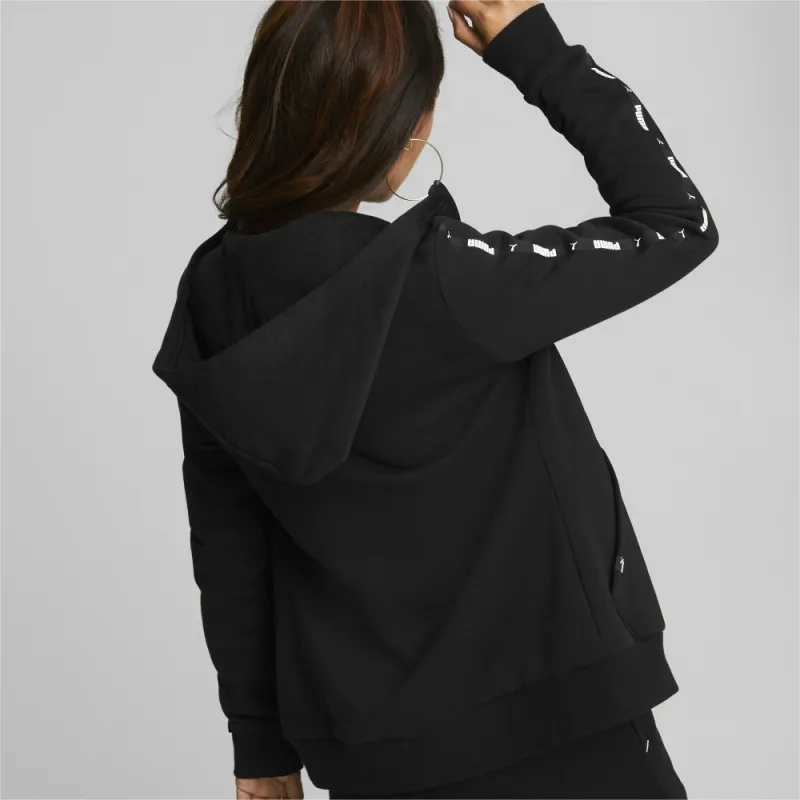 PUMA Power Tape Full-Zip Hoodie FL Jacket Women's Black-3
