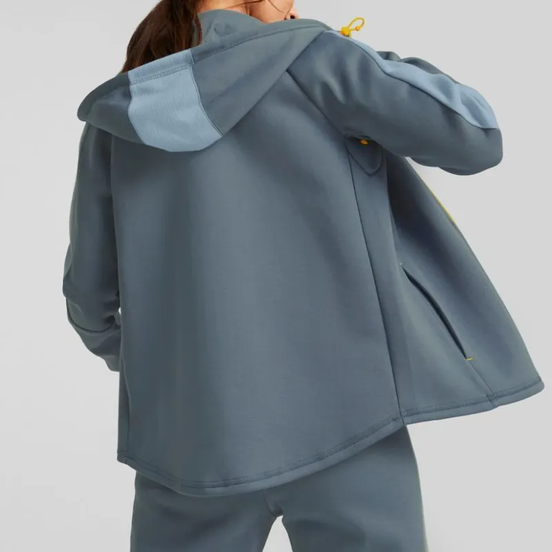 PUMA Mercedes Evostripe Full-Zip Hoodie Jacket Women's Blue-3