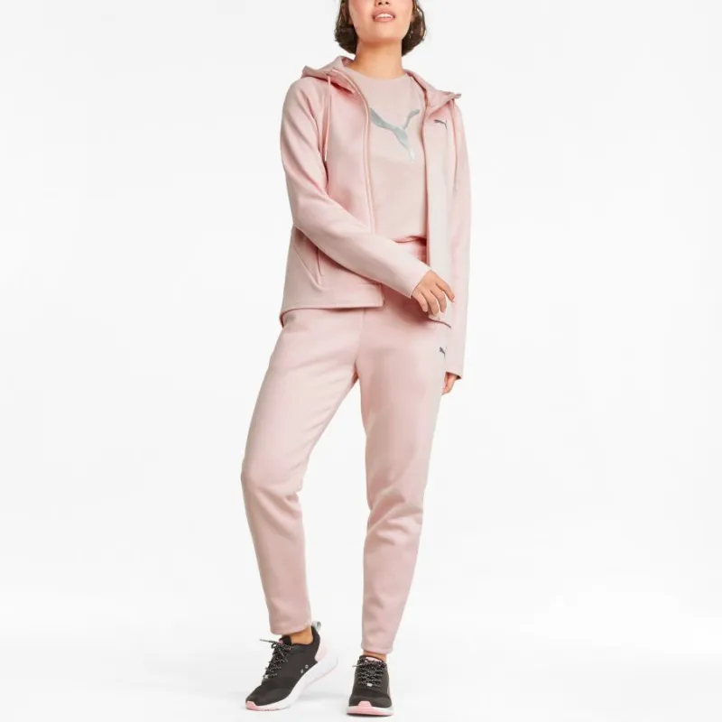 PUMA Evostripe Full-Zip Hoodie Sweatshirt Women's Pink-4