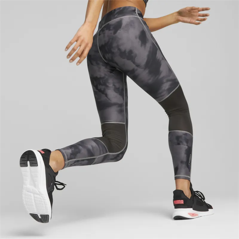 PUMA RUN FAVORITE AOP RUN FAVORITE AOP 7/8 TIGHT Women's Sports Pants Women's Gray-2