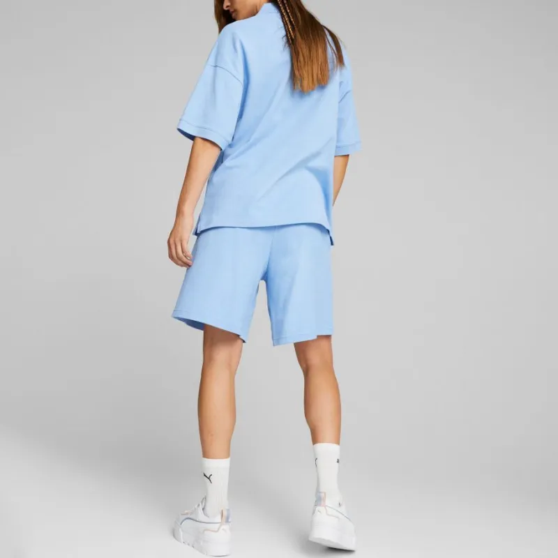 PUMA CLASSICS High Waist Shorts Sports Shorts Women's Blue-3