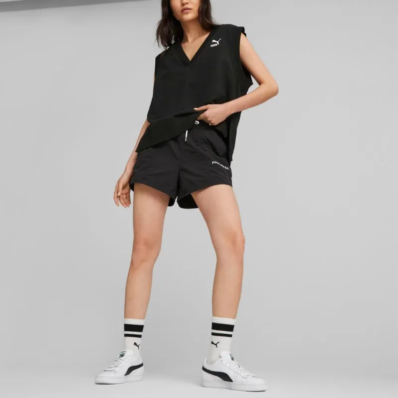 PUMA AC Milan TEAM Shorts Sports Shorts Women's Black-2