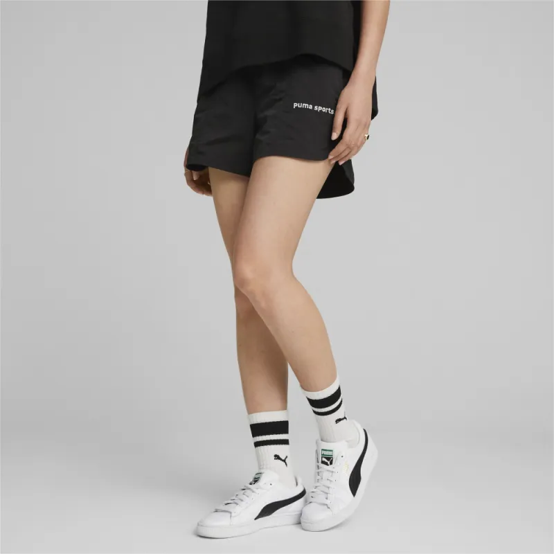 PUMA AC Milan TEAM Shorts Sports Shorts Women's Black-4