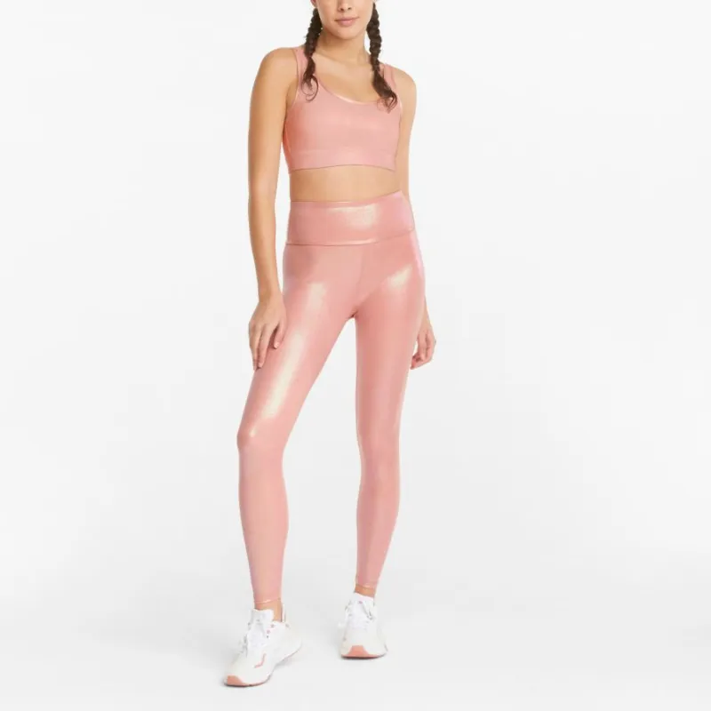 PUMA Mid Impact Stardust Crystal Sport Bra Sports Underwear Women's Pink-3