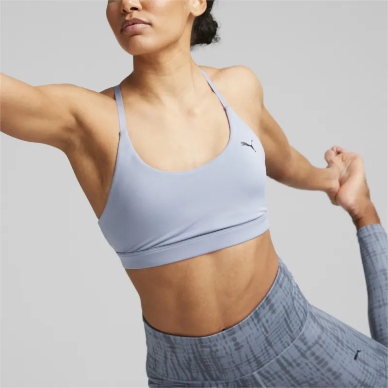 PUMA STUDIO ULTRABARE STRAPPY BRA Sports Underwear Women's Gray-2