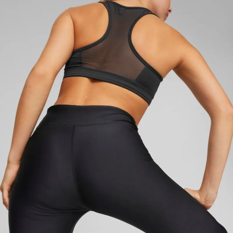 PUMA Mid Impact 4Keeps Graphic Sport Bra Sports Underwear Women's Black-4