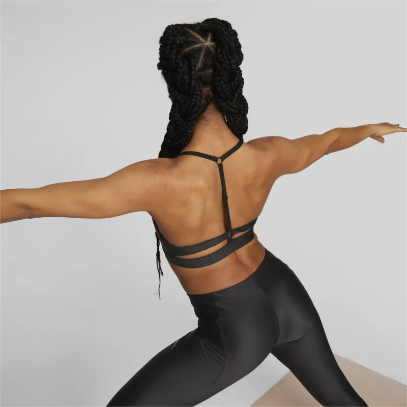 PUMA Essentials STUDIO ULTRABARE STRAPPY BRA Sports Underwear Women's Black-3