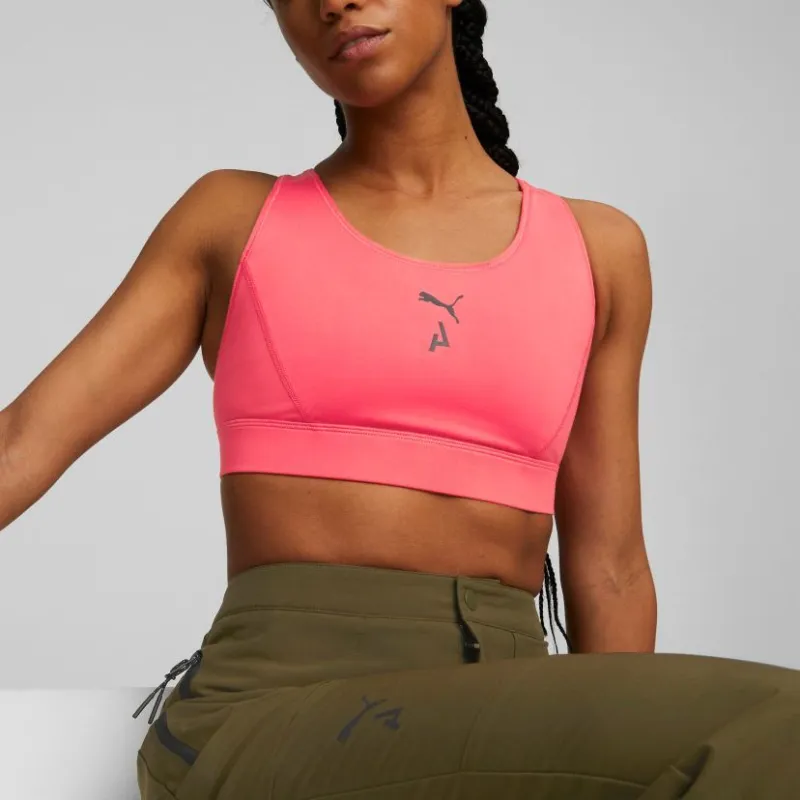 PUMA SEASONS SEASONS High Impact Bra Top Sports Underwear Women's Pink-2