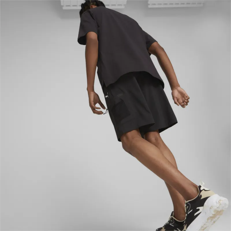 PUMA BMW M Motorsport OPEN ROAD Woven Shorts 9'' Sports Shorts Men's Black-3