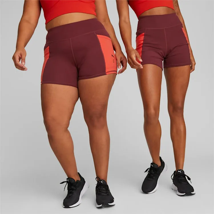 PUMA Modibodi Active Biker Shorts Women's Sports Shorts Women's Red-2