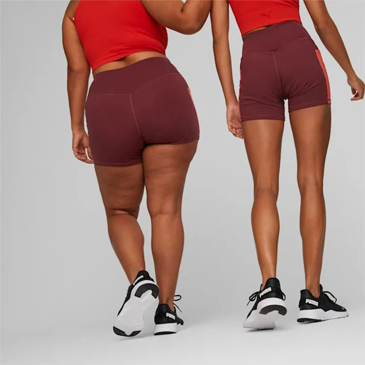 PUMA Modibodi Active Biker Shorts Women's Sports Shorts Women's Red-3