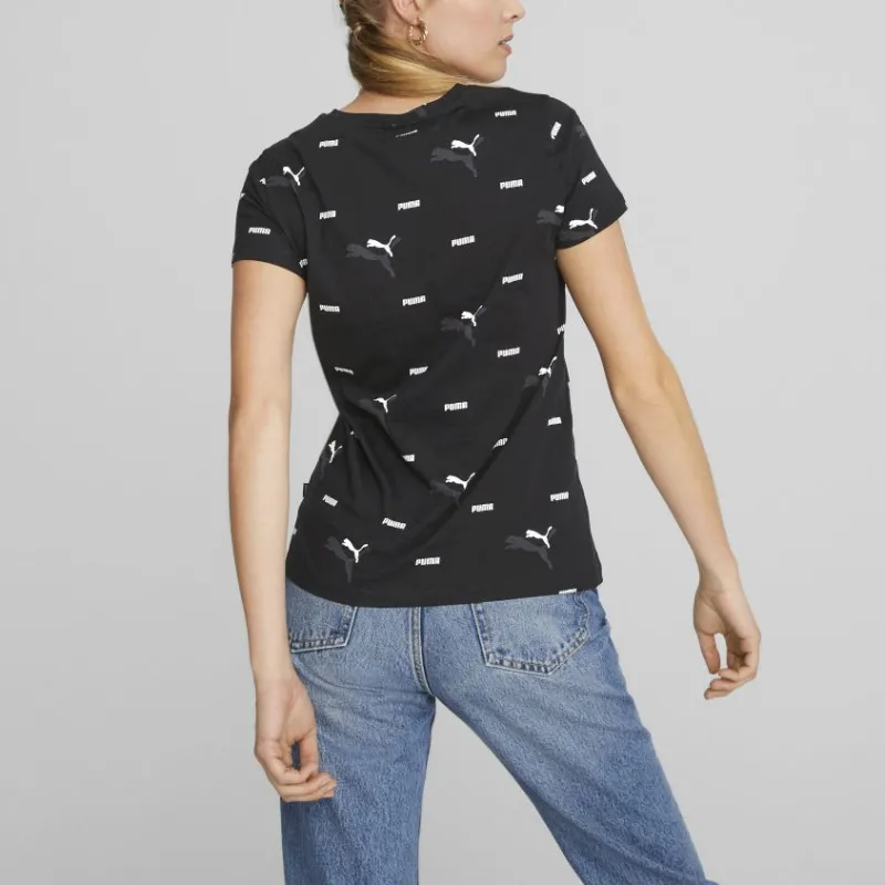 PUMA T-Shirts Women's Black-4