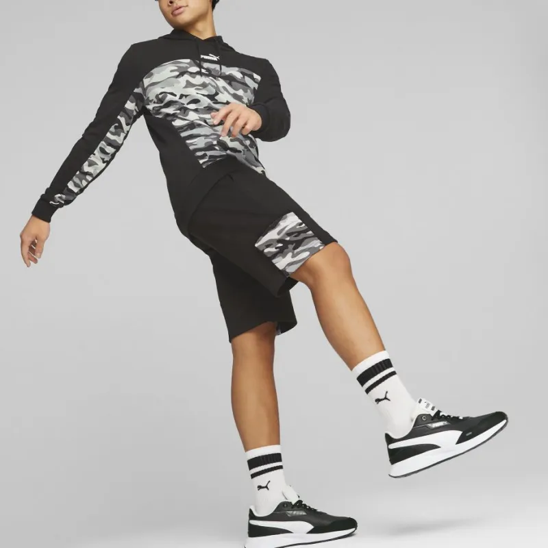 PUMA ESS BLOCK CAMO Shorts 10'' TR Sports Shorts Men's Black-4