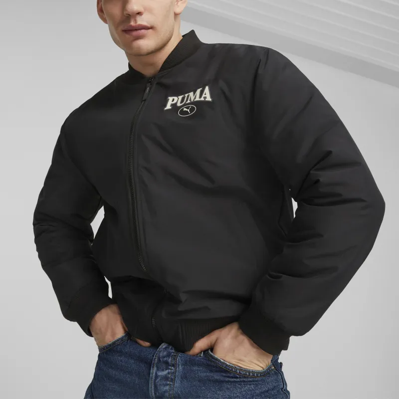 PUMA SQUAD Bomber Jacket Jacket Men's Black-3