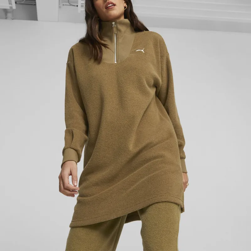 PUMA HER Winterized HZ Sweatshirt Women's Coffee-2