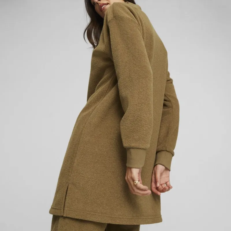 PUMA HER Winterized HZ Sweatshirt Women's Coffee-4
