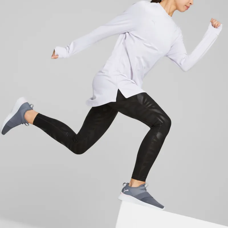 PUMA Modest Activewear Long Sleeve Training Tee Women's T-Shirt Women's White-3