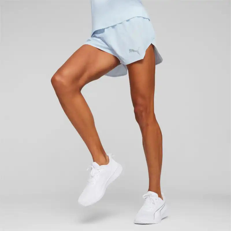 PUMA Ultraweave Split Running Shorts Women's Sports Shorts Women's Ice Blue-2