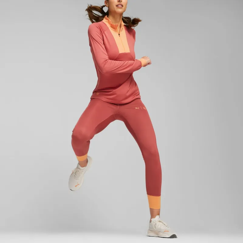 PUMA FIRST MILE Women's Running Pullover Jacket Women's Red-3