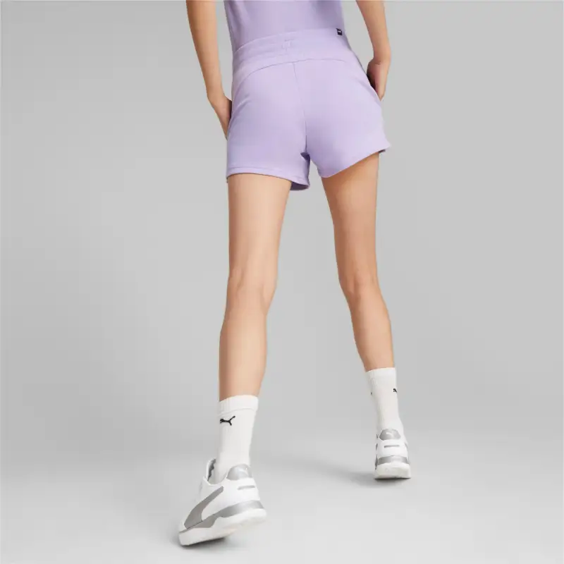 PUMA Essentials 4' Women's Sweat Shorts Sports Shorts Women's Purple-3