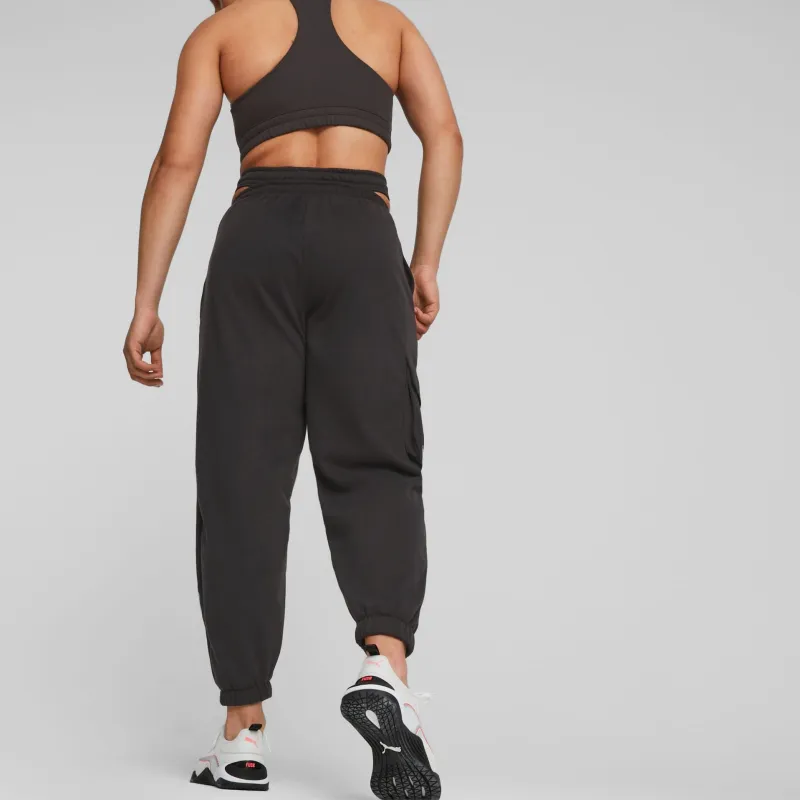 PUMA FIT MOVE Women's Oversized Training Jogger Knitted Sports Pants Women's Black-3