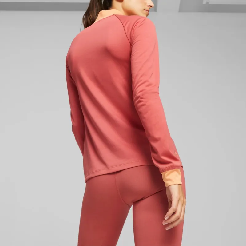 PUMA FIRST MILE Women's Running Pullover Jacket Women's Red-4