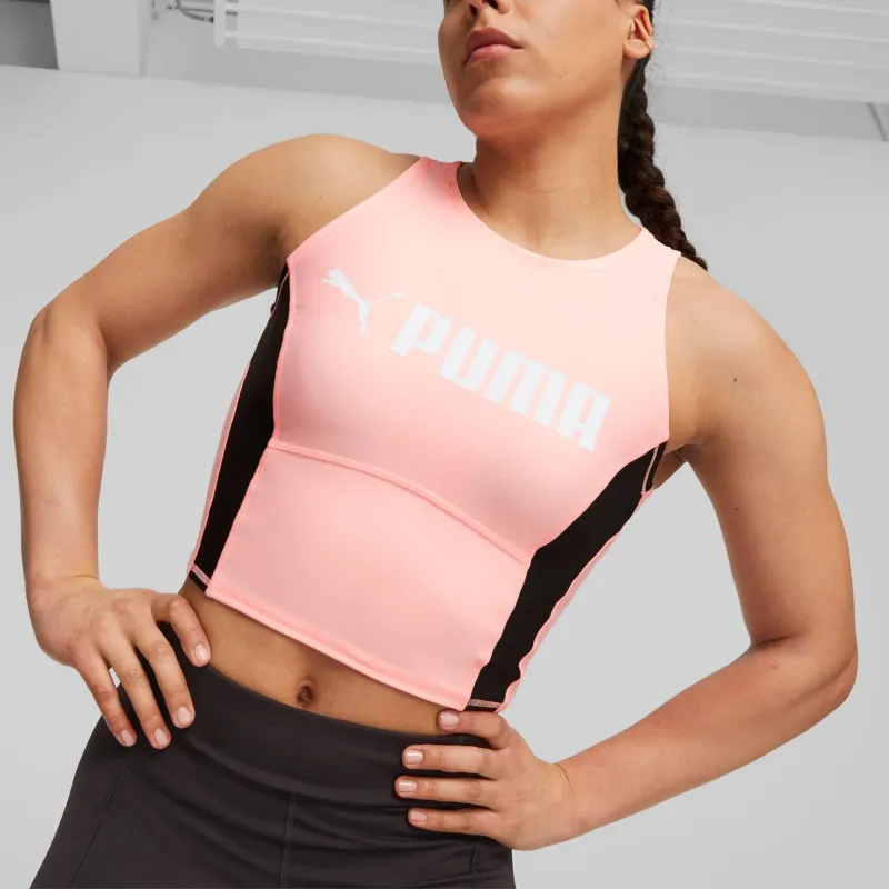 PUMA FIT Women's Eversculpt Training Tank Top Sport Vests Women's Coral Pink-2