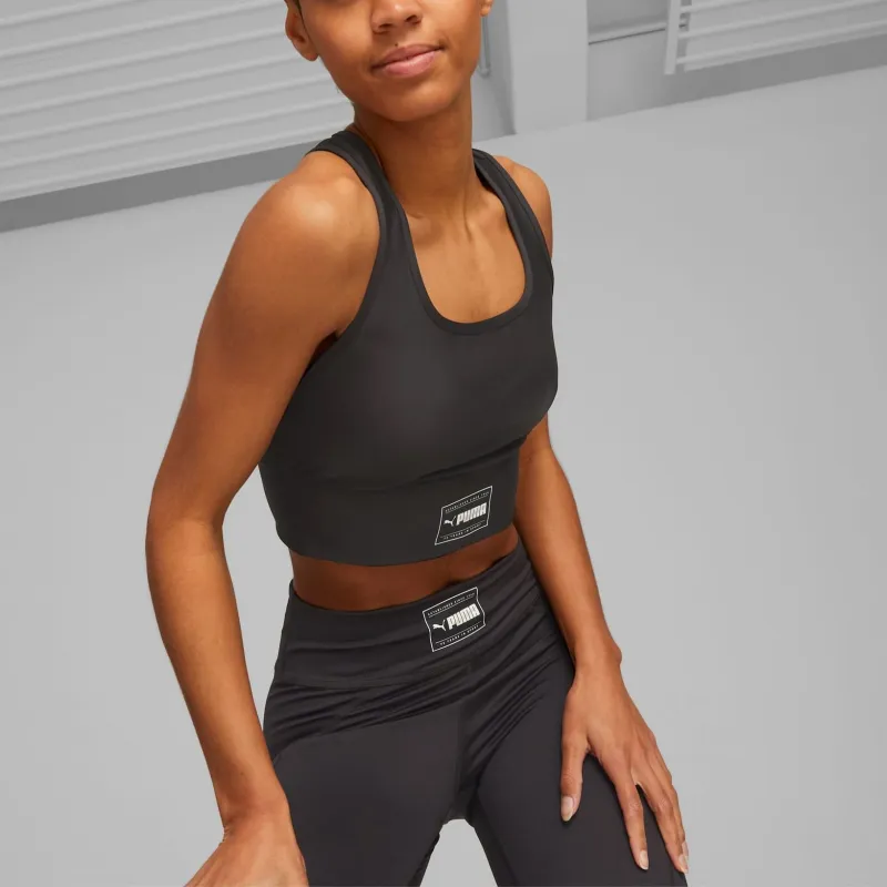 PUMA Fit Skimmer Training Top Women's Sports Underwear Women's Black-2