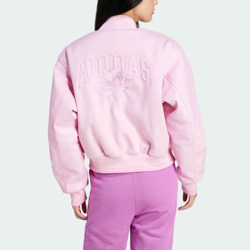 Adidas Originals OVERSIZED COLLEGIATE JACKET Jacket Women's Pink-2