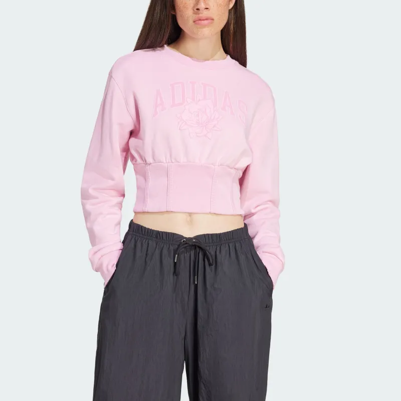Adidas Originals CREW SWEATSHIRT Sweatshirt Women's Pink-4