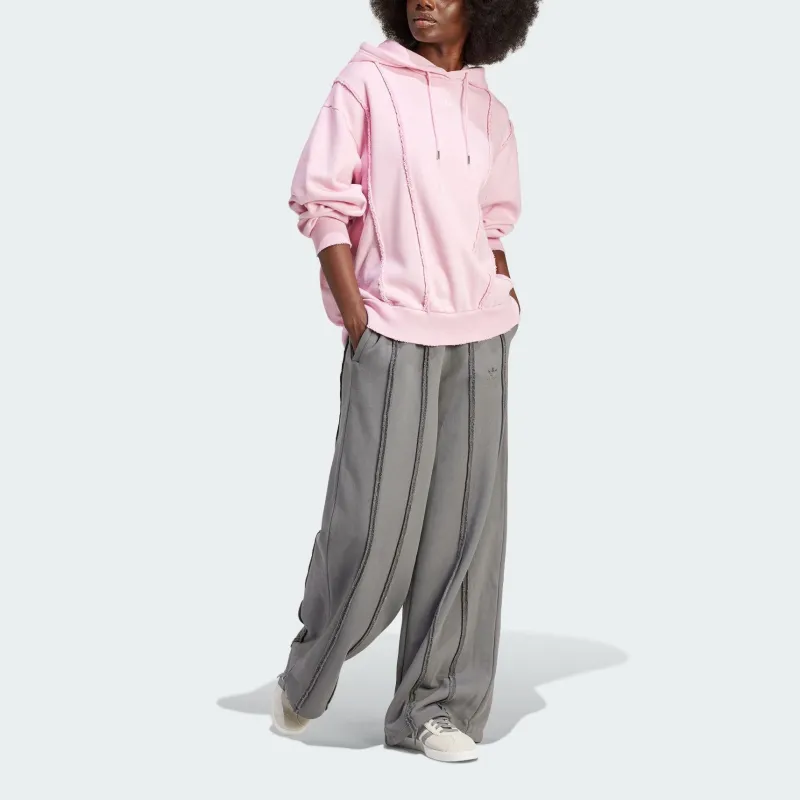 Adidas Originals DISTRESSED HOODIE Sweatshirt Women's Pink-3