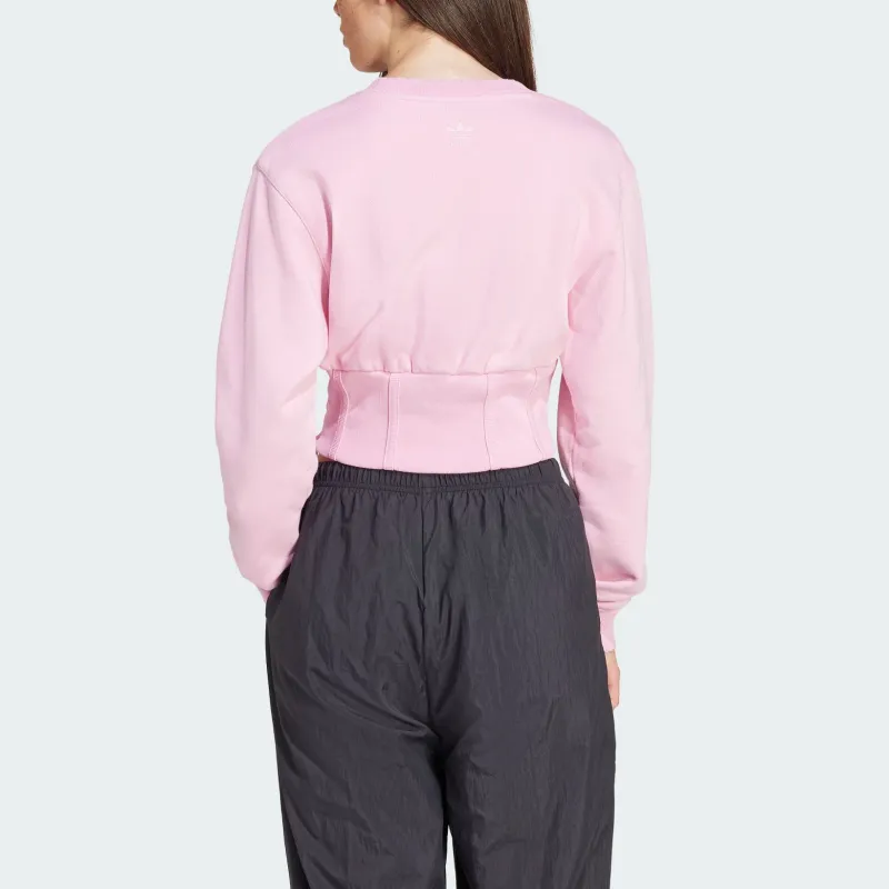 Adidas Originals CREW SWEATSHIRT Sweatshirt Women's Pink-1